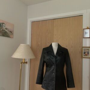 Wilsons Leather Black and Blue Jacket